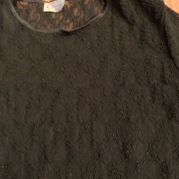 Black Lace Shirt - Picture 2 of 5